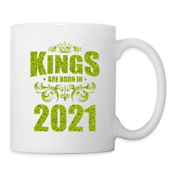 kings are born 2021 - Tasse - Weiß - Rechts