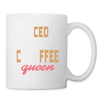 Iced Coffee Queen Awesome Retro Designs T-Shirt - Mug - white - Right