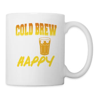 Cold Brew Makes Me You Not So Much Funny Present - Tasse - Weiß - Rechts