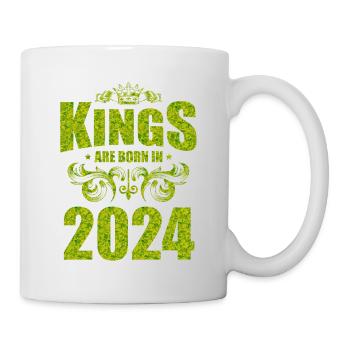 kings are born 2024 - Tasse - Weiß - Rechts