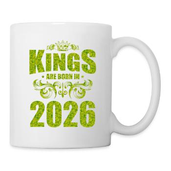 les rois naissent en 2026 - Mug blanc - blanc - Droite