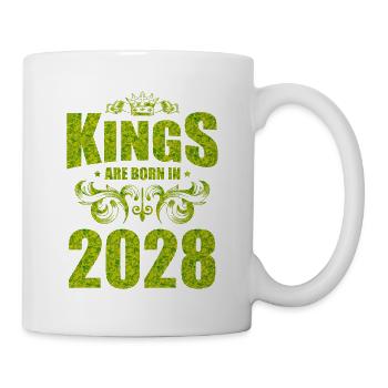 les rois naissent en 2028 - Mug blanc - blanc - Droite