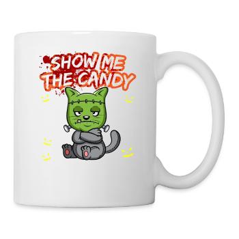 Show Me The Candy Halloween Costume Trick Or Treat - Mug - white - Right