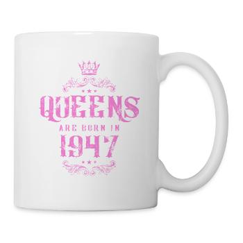 born in 1947 - Tasse - Weiß - Rechts