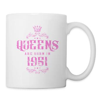 born in 1951 - Tasse - Weiß - Rechts