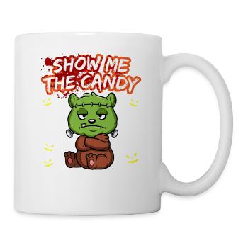 Show Me The Candy Halloween Costume Trick Or Treat - Mug - white - Right