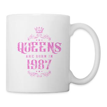 né en 1987 - Mug blanc - blanc - Droite