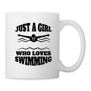 Nageuse Mme Nageuse Fille Maman Natation - Mug blanc - blanc - Droite