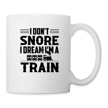 Zugführer Zug Lokomotive Eisenbahn Züge Geschenk - Tasse - Weiß - Rechts