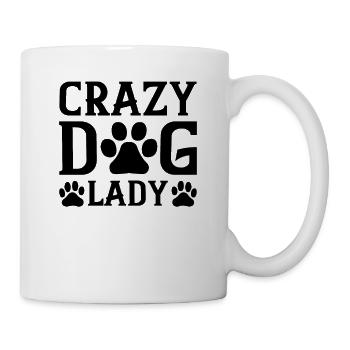 Chienne folle - Mug blanc - blanc - Droite