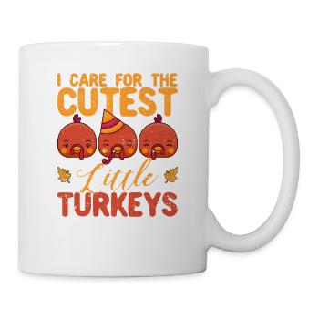 I of the sweetest turkeys - Mug - white - Right