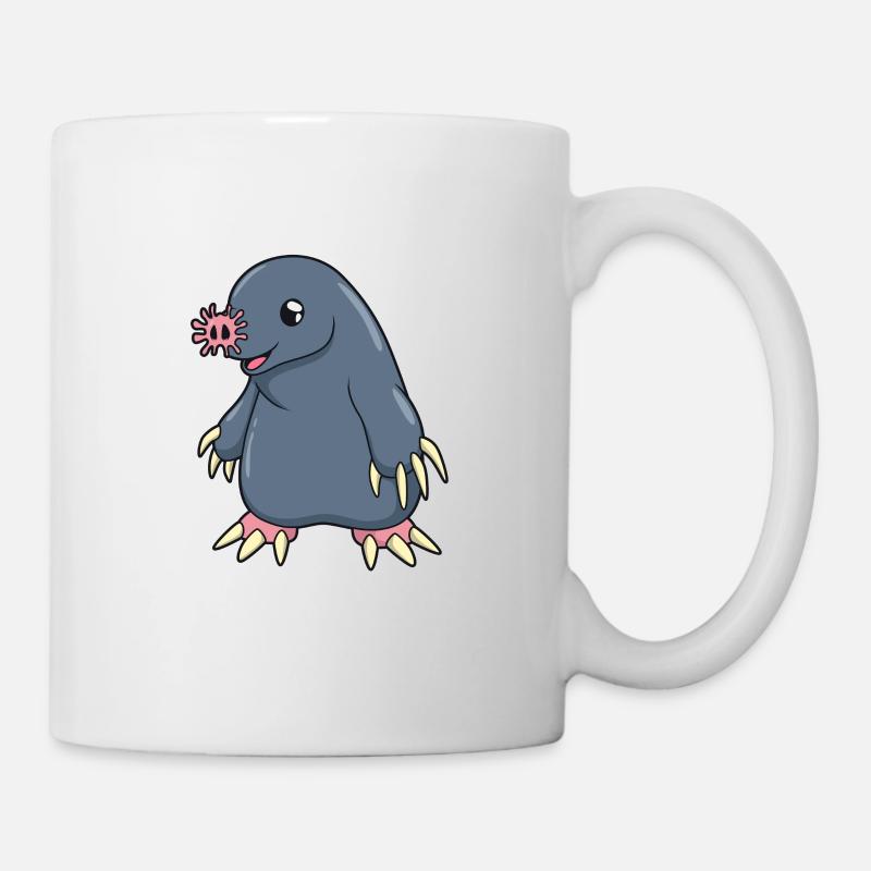 Taupe étoile kawaii - Mug blanc - blanc