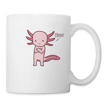 Axolotl Naysayer - Nope - Mug blanc - blanc - Droite