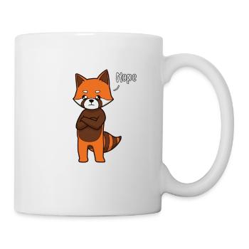 Panda rouxNaysayer - Nope - Mug blanc - blanc - Droite