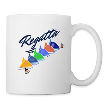 Regatta Captain Segelboot Yacht für Segler Skipper - Tasse - Weiß - Rechts