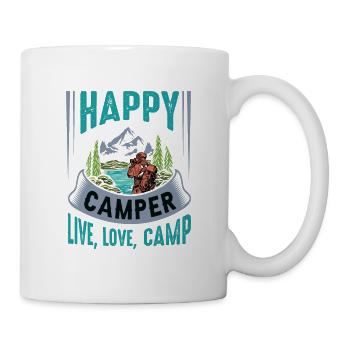 Camping Camping Tent Caravan Photos - Mug - white - Right