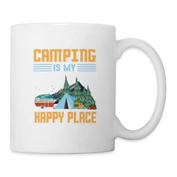 Camping Camping Tent Caravan glampin - Mug - white - Right