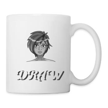 Just a Girl who loves to draw - Tasse - Weiß - Rechts