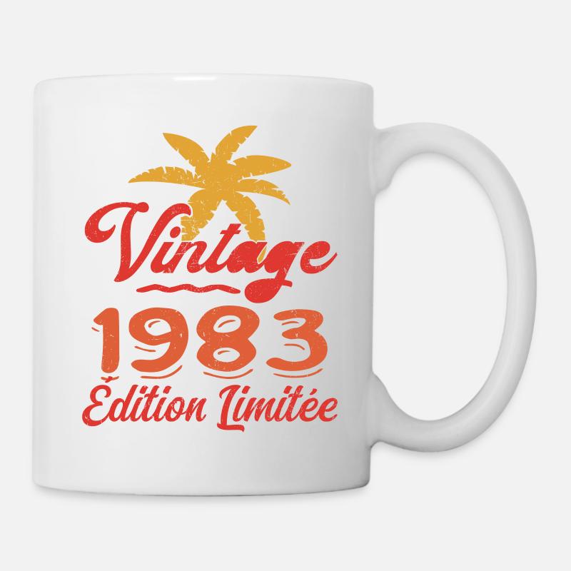 Vintage 1983 Edition Limitée - Mug blanc - blanc
