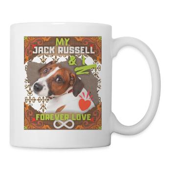 Jack Russell Terrier, saying - Mug - white - Right