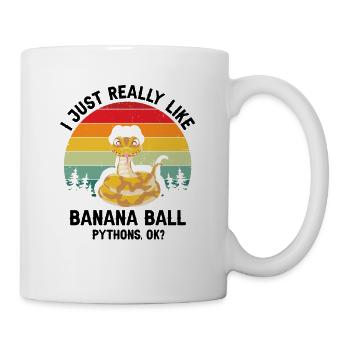 King python design pour les amateurs de serpents - Mug blanc - blanc - Droite