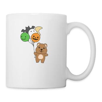 Quokka Halloween Ballons Enfants Animaux Mignons - Mug blanc - blanc - Droite