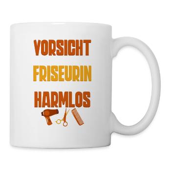 Friseurin - Tasse - Weiß - Rechts