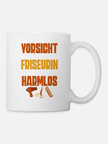 Friseurin - Tasse - Weiß