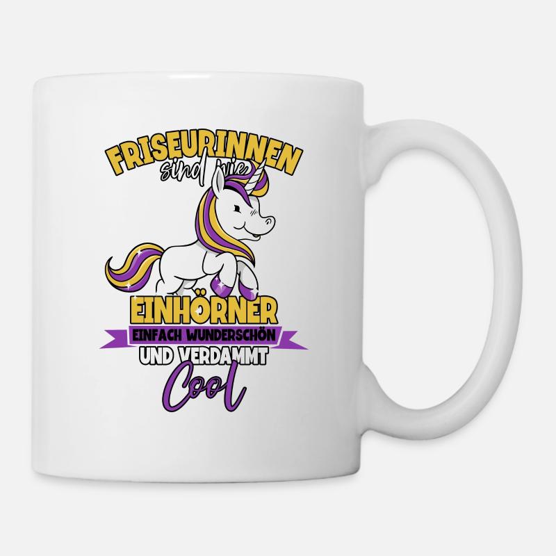 Friseurin - Tasse - Weiß