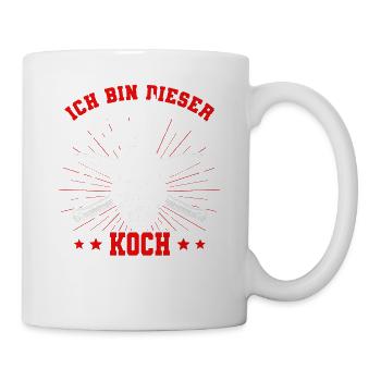 Ich Bin Dieser Legendäre Koch - Tasse - Weiß - Rechts