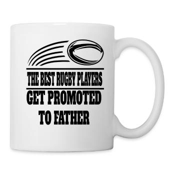 Rugby Dad Rugby Player Papa Rugby Team Rugby Coach - Mug - white - Right
