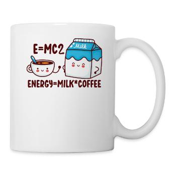 Energy Milk Coffee Cute Estuary Autumn - Mug - white - Right