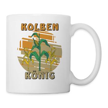 KOLBEN KÖNIG - Tasse - Weiß - Rechts