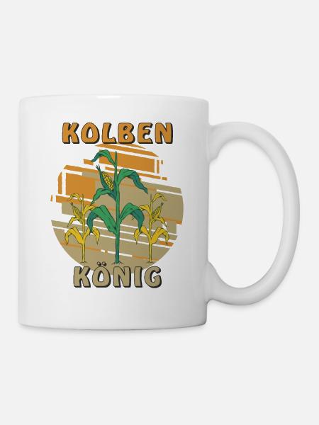 KOLBEN KÖNIG - Tasse - Weiß