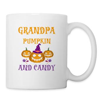 GRANDPA Never Runs Out Of Pumpkin & Candy - Mug - white - Right