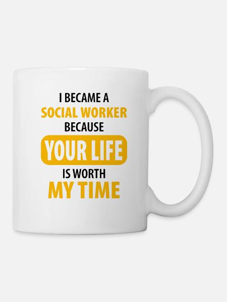 Soziale Arbeit - Tasse - Weiß