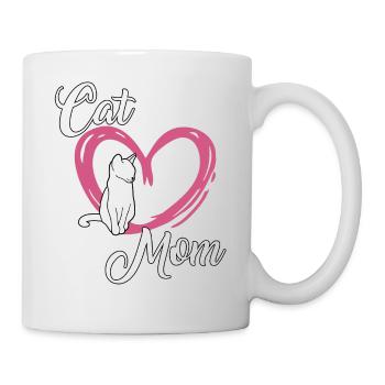 Chats mignons Maman Chats Fan Cadeau Chats - Mug blanc - blanc - Droite
