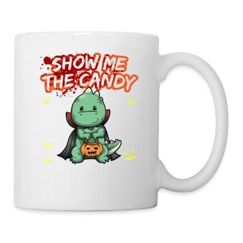 Show Me The Candy Halloween Costume Trick Or Treat - Mug - white - Right