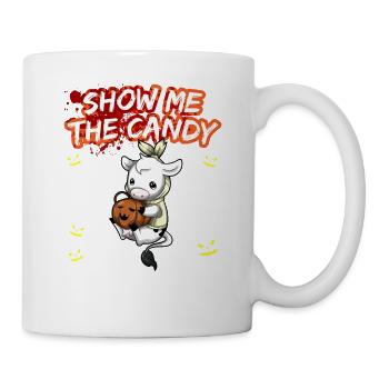 Show Me The Candy Halloween Costume Trick Or Treat - Mug - white - Right