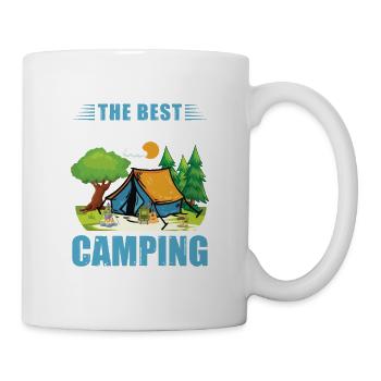 Camping Camping Tent Caravan glampin - Mug - white - Right