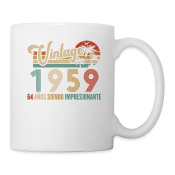 Anniversaire Vintage Idée Cadeau D Anniversaire 64 - Mug blanc - blanc - Droite