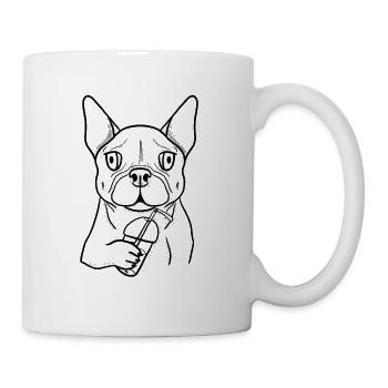 Français Bouledogue - Mug blanc - blanc - Droite