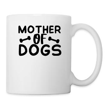 Mutter von Hunden - Tasse - Weiß - Rechts