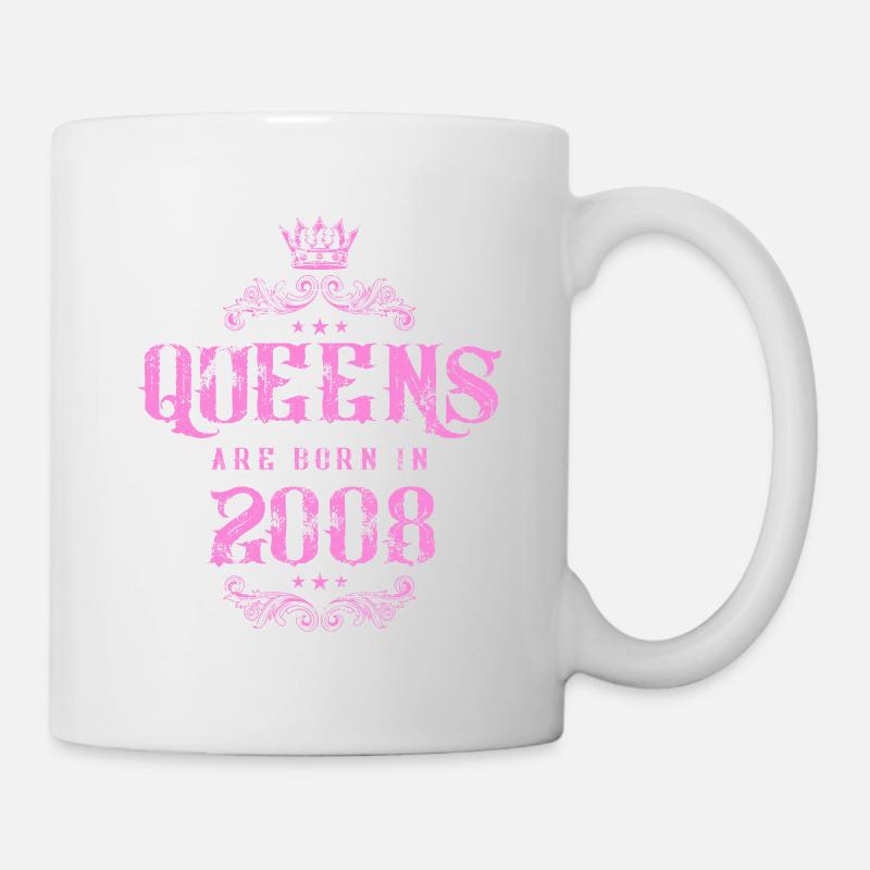 born in 2008 - Tasse - Weiß