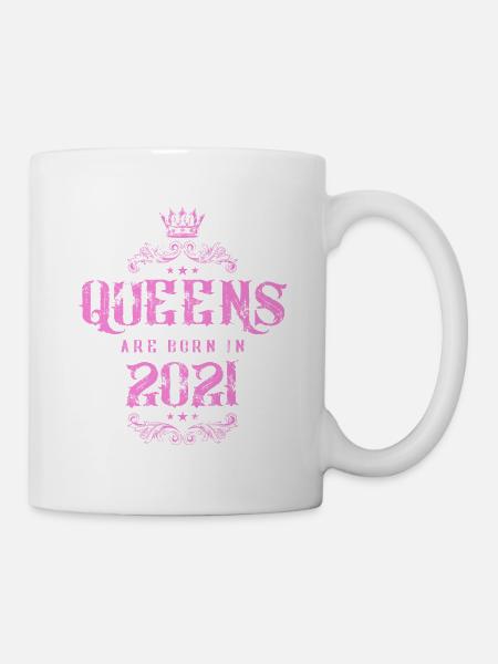 born in 2021 - Tasse - Weiß