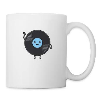 Never forget - Retro Kawaii Record - Mug - white - Right