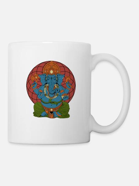 Dieu hindou - Ganesha - Mug blanc - blanc