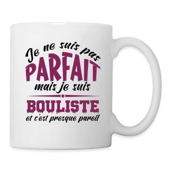 je suis bouliste - Mug blanc - blanc - Droite