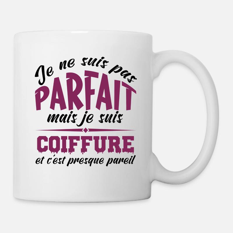 Je ne suis pas parfait mais je suis coiffeur - Mug blanc - blanc