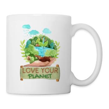 Journée mondiale de l’environnement, Journée mondiale de l’environnement Protection de l’environnement - Mug blanc - blanc - Droite